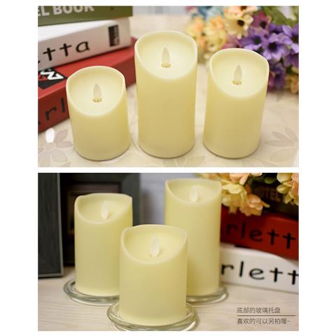 Luce A Candela A Led, Candele Senza Fiamma Con Sfarfallio Realistico, A Batteria M - Foto 2