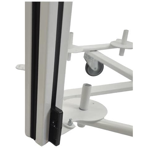 Tecnokit Mensola Parete Frank A 3 Ripiani In Acciaio E Legno, Stile Industrial, Colore Nero, Cm 25x25x100h, Parete Attrezzata Per Soggiorno, Cameretta, Ufficio - Foto 4