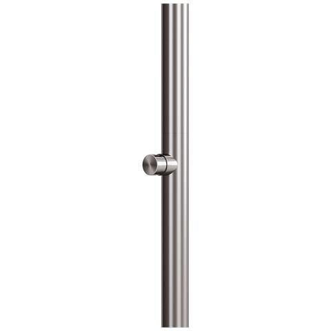 Doccia Inox Luna Tmp Inox Doccia In Acciaio Inox Doppio Attacco Acqua Fredda Laterale O Inferiore Doccia Acqua Fredda Temporizzata Con Soffione E Miscelatore Tondo Inox - Foto 2