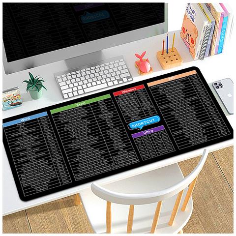 Tappetino Per Mouse Con Scorciatoie In Inglese - Produttività Migliorata Xl Modello 1 - Foto 1