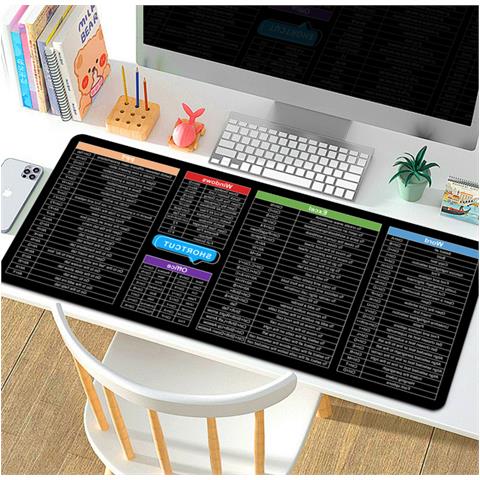 Tappetino Per Mouse Con Scorciatoie In Inglese - Produttività Migliorata Xl Modello 1 - Foto 2
