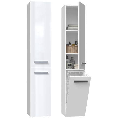 NEL IV BIEL POL armadietto di conservazione per bagno Bianco - Foto 1