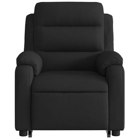 Poltrona Alzapersona Massaggiante Reclinabile Nera in Tessuto - Foto 9