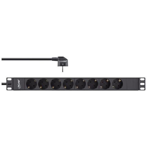 Multipresa 19” contatto di protezione a 8 vie, no interruttore, 2m - Foto 3