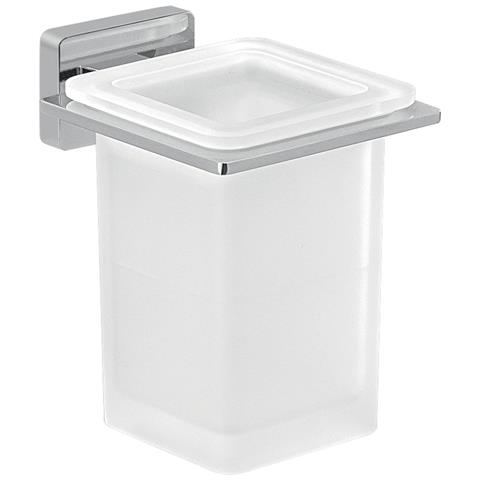 Portaspazzolini Da Muro In Acciaio Inox E Cromall 4410 Serie Atena Cromato - Foto 1