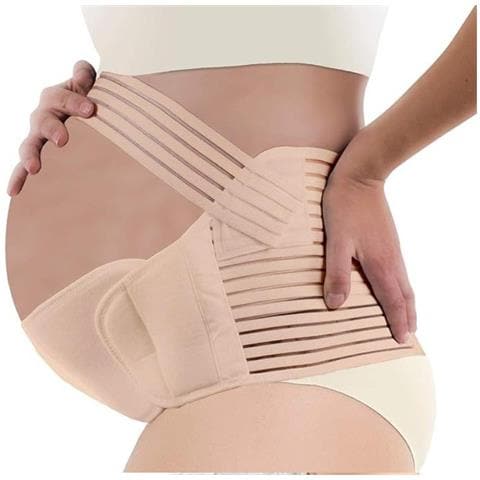 Cintura Di Supporto Regolabile Per La Gravidanza - Fascia Lombare Traspirante Per Sollievo Dal Mal Di Schiena  M - Foto 1