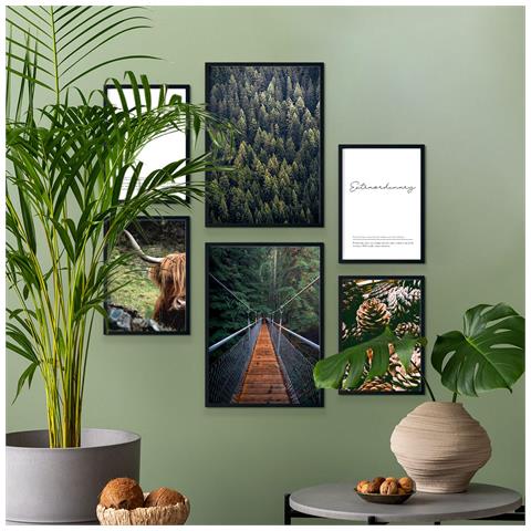 Set Di 6 Stampe Poster Invernali Degli Stati Uniti, Stampe Artistiche Da Parete, Stampe Decorative, Design D'interni Nella Galleria D'arte A3 & A4 Senza Cornice - Foto 2