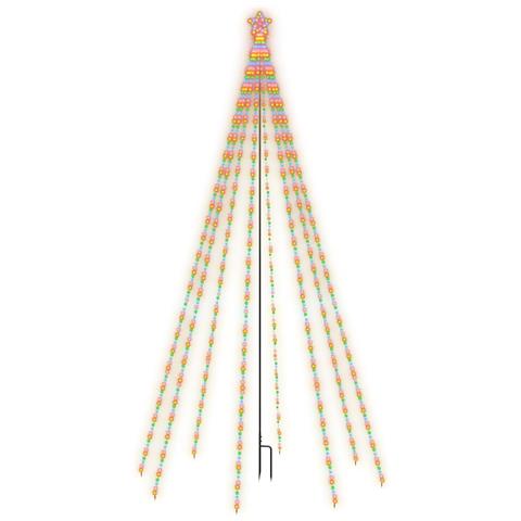 Lusso Casadino - Luci Per Albero Di Natale Interni Esterni 800 Led Colorati 5 M - Foto 2