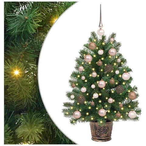 Albero di Natale artificiale con 150 LED Verde 95 cm PE e PVC - Foto 1