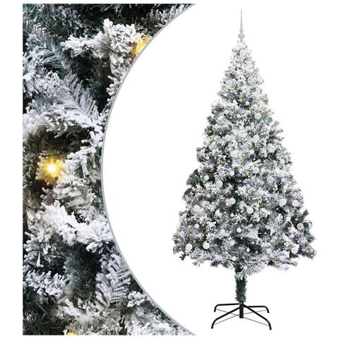 Albero di Natale artificiale con 300 LED Bianco 240 cm - Foto 1