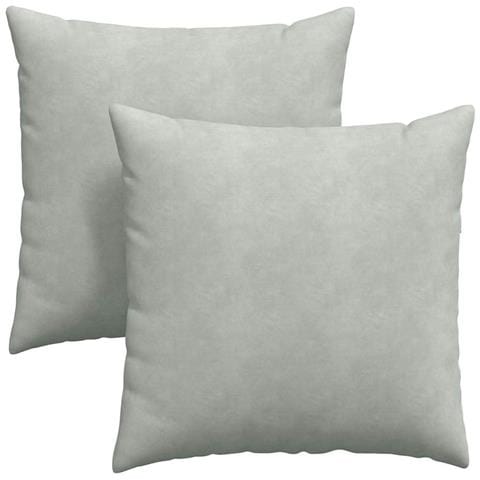 Cuscini da Divano 2 pcs Grigio chiaro 60 x 60 cm - Foto 1