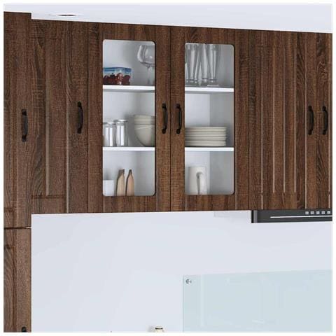 Mobile da cucina con lo scaffale Rovere Marrone 80 x 31 x 80 cm - Foto 2