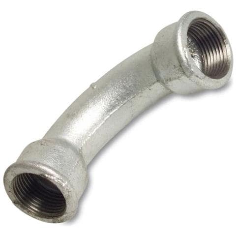 Curva Filettata Ghisa Malleabile 90 Gradi 1 Pollice - Foto 1