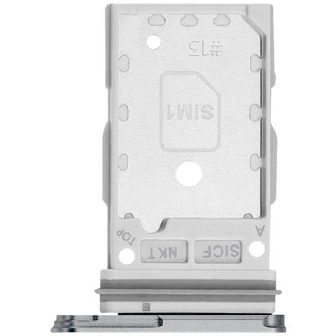 Cassetto Sim Originale Per Galaxy S25 / S25 Plus Dual Nano Sim, Argento - Foto 1