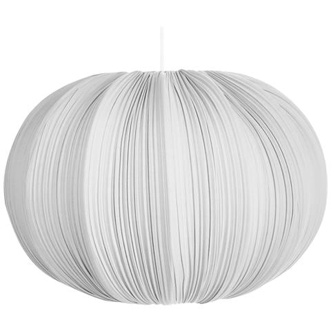 Lampadario Oker Tessuto Grigio - Foto 2