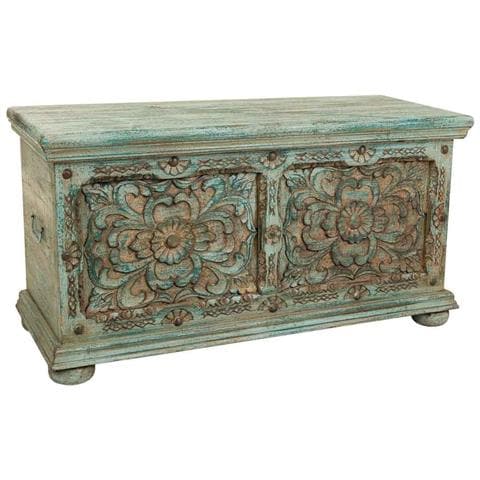 Cassapanca In Legno 101x40x47h Cm - Foto 1