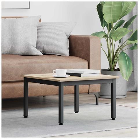 Tavolino da salotto Sonoma 60 x 60 x 36 cm Legno multistrato - Foto 2