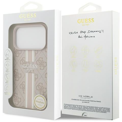 Custodia Iphone 17 Pro Con Magsafe Rosa Guess - Foto 5