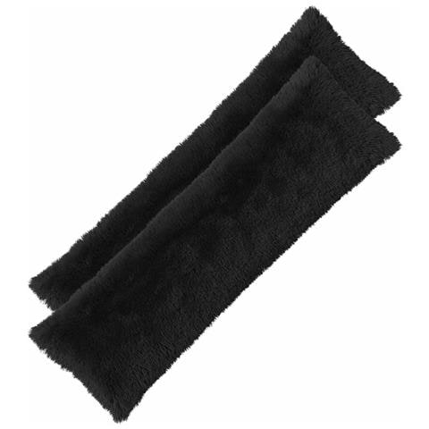 Cuscino con cuscino HEERLEN Nero 40 x 145 cm Fleece PV - Foto 1