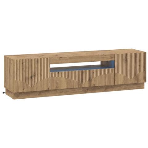 Mobile TV LED Rovere Artigianale Legno ingegnerizzato - Foto 1
