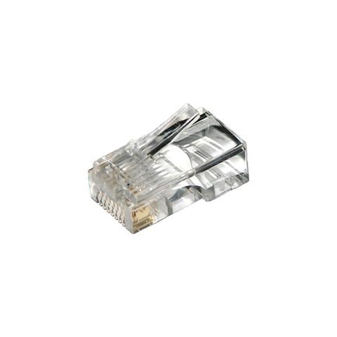 Connettore Plug 8 Poli Cat. 5E Utp Non Schermato Rj45 Per Cavo Rete Flessibile - Foto 2
