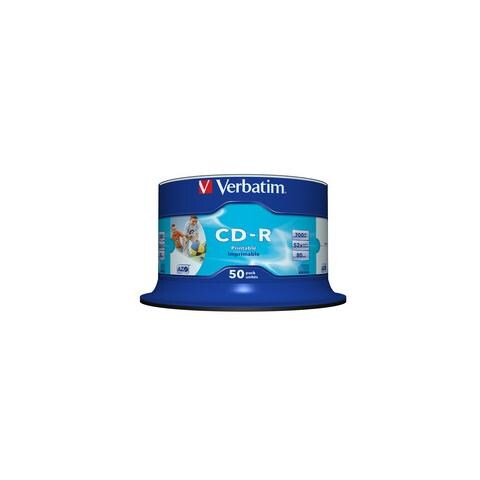 CD-R Super AZO 52x 700MB 50pz Spindle WidePrint Surface NoID - Foto 1