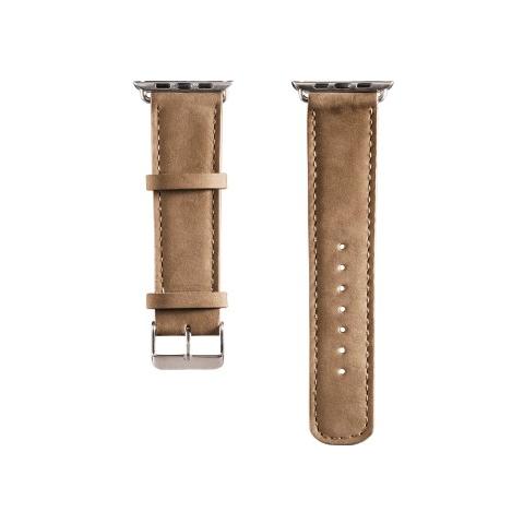 Cinturino scamosciato Beige per Apple Watch 38mm - Foto 3