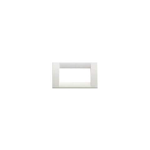 Placca Classica 4 Moduli Idea Bianco Brillante - Foto 1