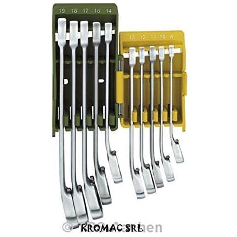 Serie Chiavi A Cricco Microspedeer In Supporto Chiudibile 10 Pz 23126 - Foto 1