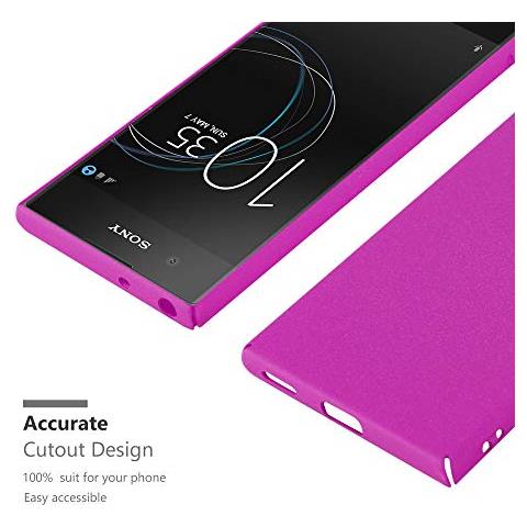 Custodia Compatibile Con Sony Xperia Xa1 In Frosty Rosa - Hard Case Coperchio Protettivo In Frosted Look Contro I Graffi E Gli Urti - Foto 2