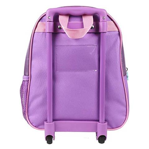 Mochila Carro Infantil 3d Frozen Zainetto Per Bambini, 31 Cm, Viola (morado) - Foto 2
