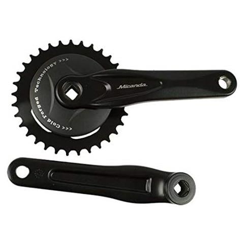Kurbeln Beta 1 con Parabrezza 33t 170 mm Nero - Foto 1