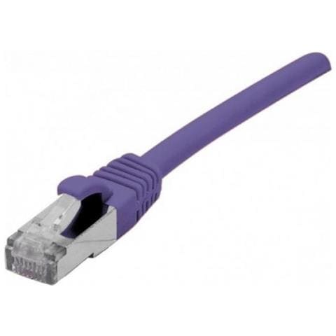 Patch Cord Rj45 Cat. 6a F / utp Lszh Snagless Purple- 7.50 M Full Copper - Foto 1