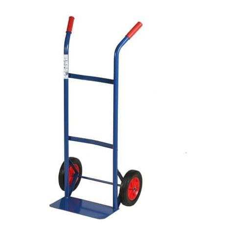 Carrello In Acciaio Con Doppio Manico 46 X 35 X H. 100 Cm Blu Ht100 - Foto 1
