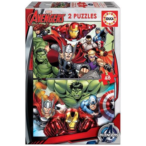 Puzzle - 2x48 Avengers - Foto 1