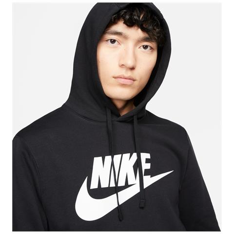 Felpa Con Cappuccio Uomo Club Graphic Nera Taglia Xl Codice Bv2973-010 - Foto 2