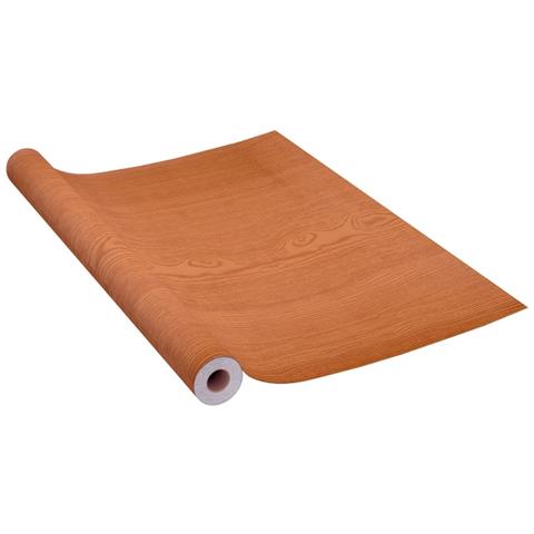 Pellicole Autoadesive per Porte 4 pz Rovere Chiaro 210x90cm PVC - Foto 2