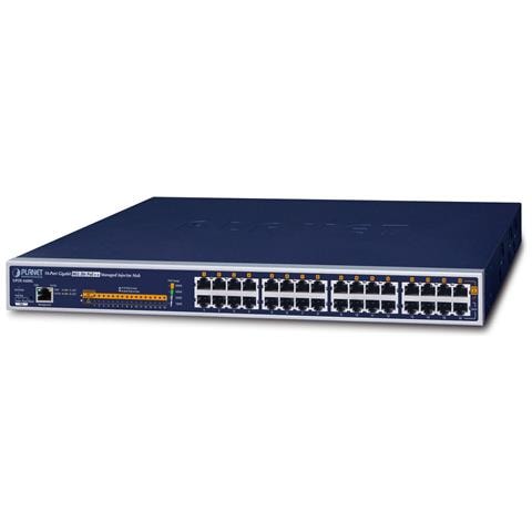 UPOE-1600G switch di rete Gestito Gigabit Ethernet (10/100/1000) Supporto Power over Ethernet (PoE) 1U Blu - Foto 1