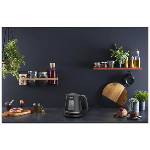 Includeo Ki533811 Bollitore Elettrico 1 L 2400 W Nero - Foto 3