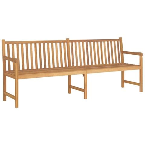 Panca da Giardino 228 cm in Legno Massello di Teak - Foto 1