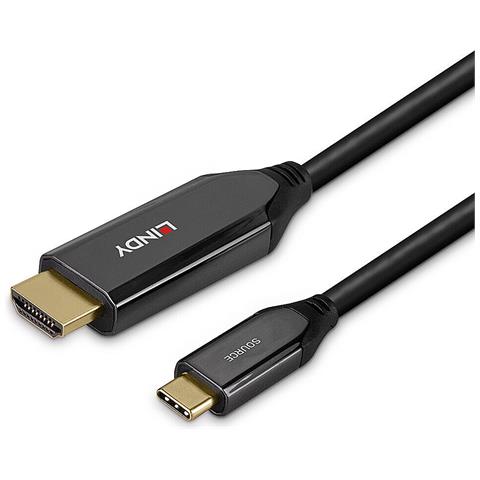 43369 cavo e adattatore video 3 m USB tipo-C HDMI tipo A (Standard) Nero - Foto 2
