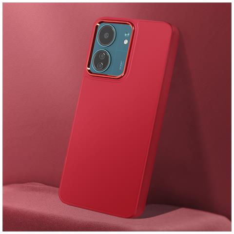 Cover Per Xiaomi Redmi 13c Rigida Bordo Fotocamera Metallizzato - Foto 5