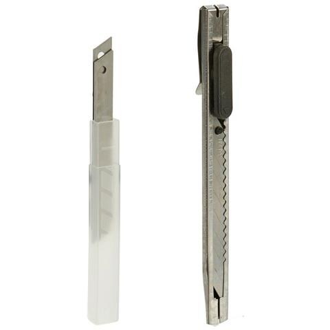 Taglierino Set Argentato Metallo Plastica 1,5 X 18,5 X 10 Cm (24 Unità) - Foto 4