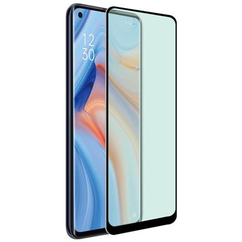 Salvadisplay In Vetro Temperato Per Oppo Reno 4 Pro Antibatterico, Nero Transparente - Foto 1
