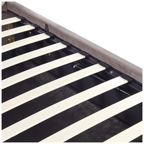Letto Contenitore Velluto Amiens 160 X 200 Cm Tortora - Foto 15