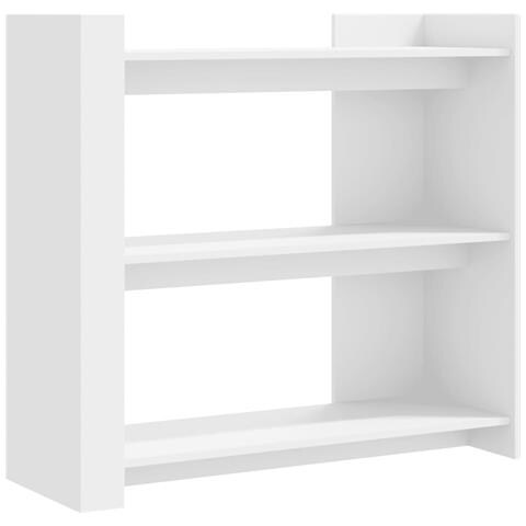 Tavolino Consolle Bianco 100x35x90 Cm In Legno Multistrato - Foto 2