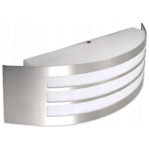 Applique Da Parete Muro In Acciaio Per Esterno Portalampada E27 Ip44 - Foto 1