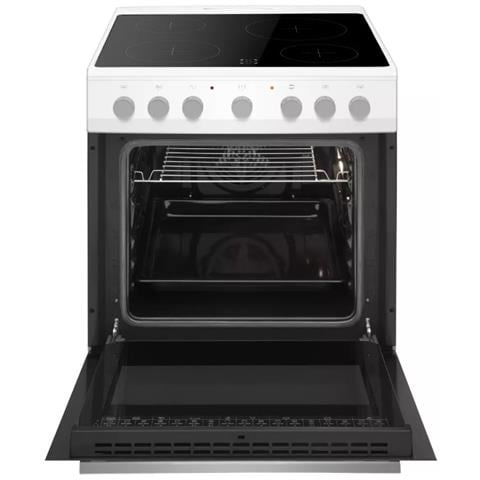 Fornello In Vetroceramica Da 62 L 4 Fuochi Bianco - Facv3004b - Foto 1