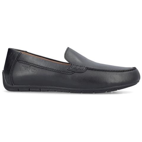 Classic Closed Mocassino Pelle Scarpe Uomo Nero Eu 45, 09557-00 - Foto 2