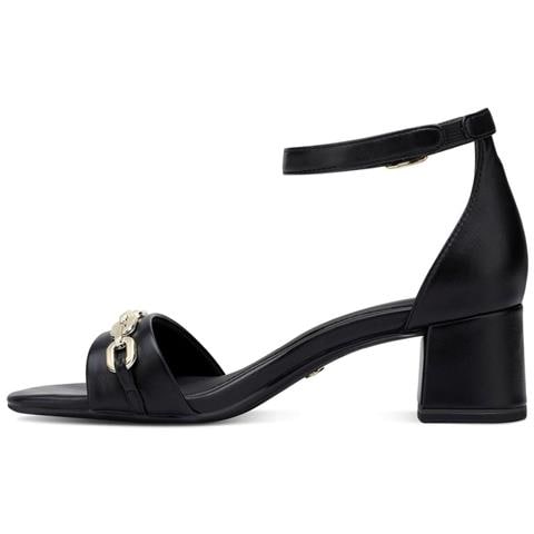 Black Elegant Open Sandals Sandali Sintetico E Tessile Scarpe Donna Nero Eu 37, 1-28323-20 001 - Foto 3